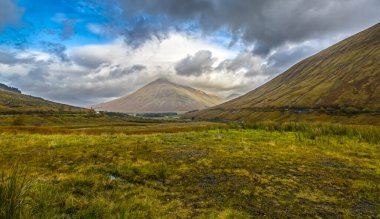 İskoçya 'nın Panoramik Etki Görünümü