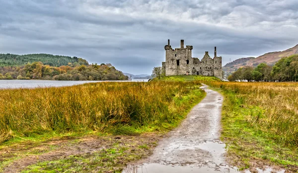 Castelo Kilchurn Escócia Outono — Fotografia de Stock