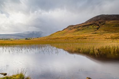 İskoçya 'daki Skye Adası' nın Panoramik İzlenimi