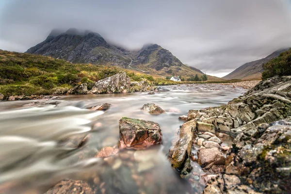 Lonely House Glencoe Highlands Scotland — Stock Photo, Image