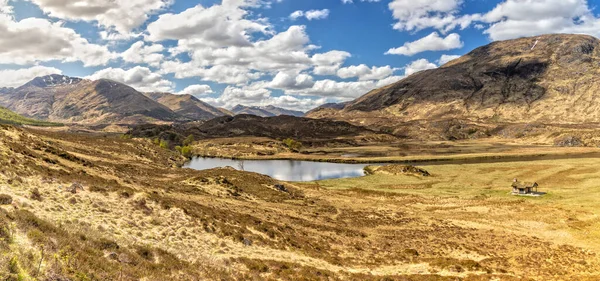 Impression Des Highlands Écossais Loch Affric Écosse — Photo