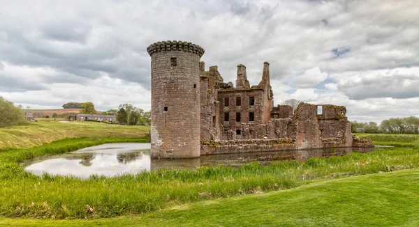 Caerlaverock Slott Dumfries Galloway Council Skottland — Stockfoto