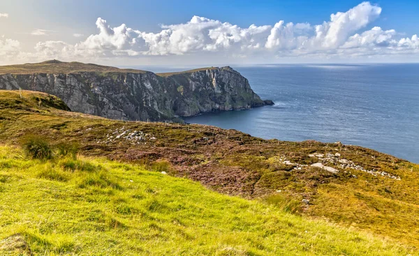 Utsikt Över Klipporna Horn Head Grevskapet Donegal Irland — Stockfoto