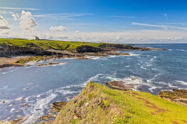 Mullaghmore Slott Och Klipporna County Sligo Irland — Stockfoto