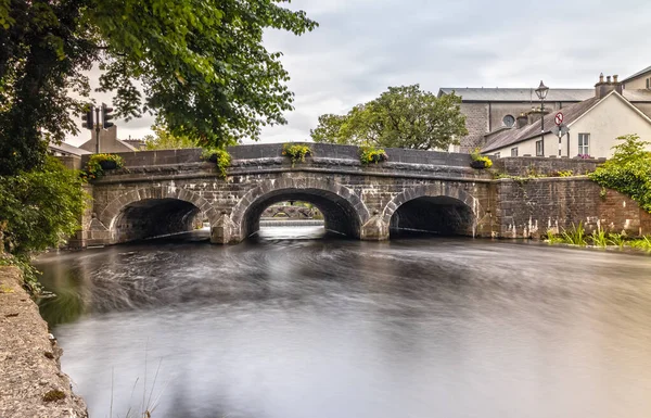 Westport Bridge Över Floden Carrowbeg Irland — Stockfoto