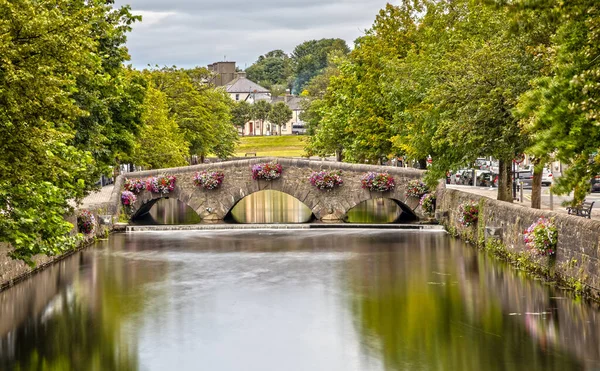 Westport Bridge Över Floden Carrowbeg Irland — Stockfoto