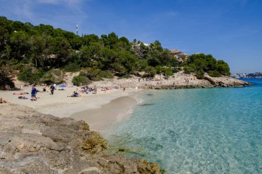 Illetes Plajı, Calvia, Mallorca, Balearic Adaları, İspanya
