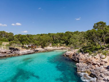 Cala Sa Mitjana, Felanitx, Mallorca, Balearic Adaları, İspanya