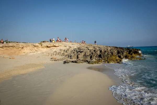 Playa Migjorn Formentera Islas Baleares España —  Fotos de Stock