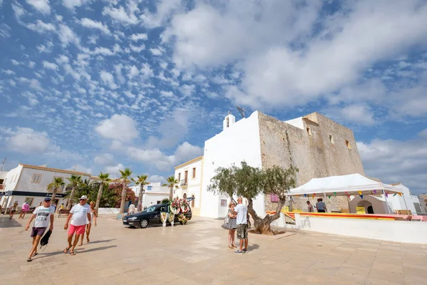 Iglesia Sant Francesc Xavier Xviii Sant Francesc Formentera Islas Baleáricas —  Fotos de Stock