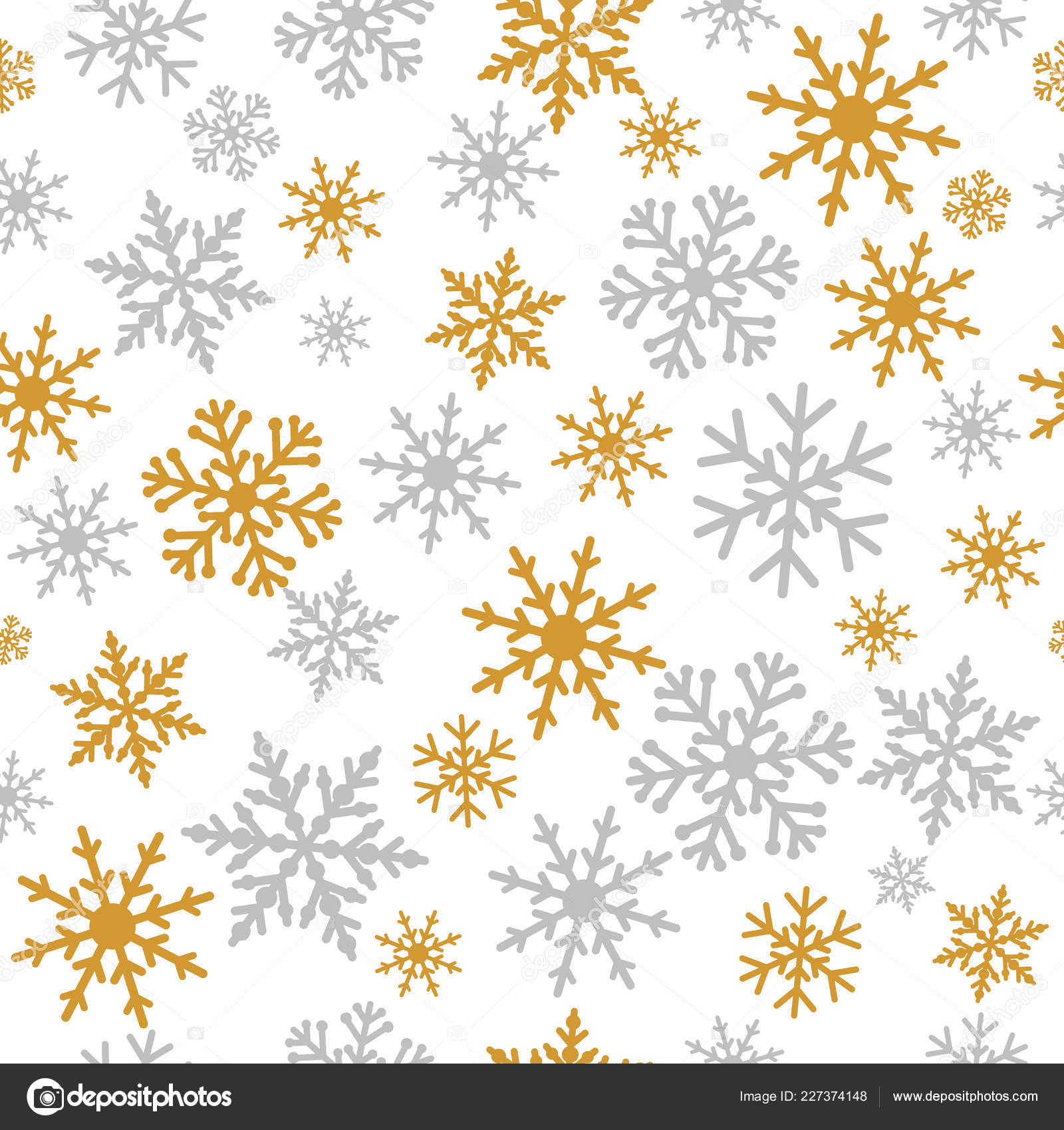 Set of Gold and Silver Snowflakes. Holiday Collection. Snowflakes  Collection Isolated on White Background Stock Vector - Illustration of  pattern, design: 103232685