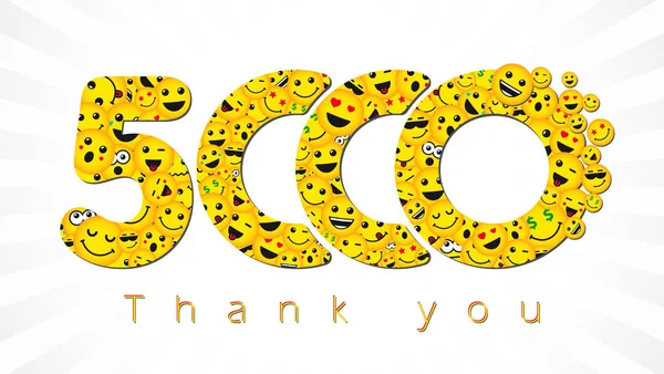 Tack 000 Anhängare Logotype Gratulera Ljusa 000 Nätverk Tack Netto — Stock vektor
