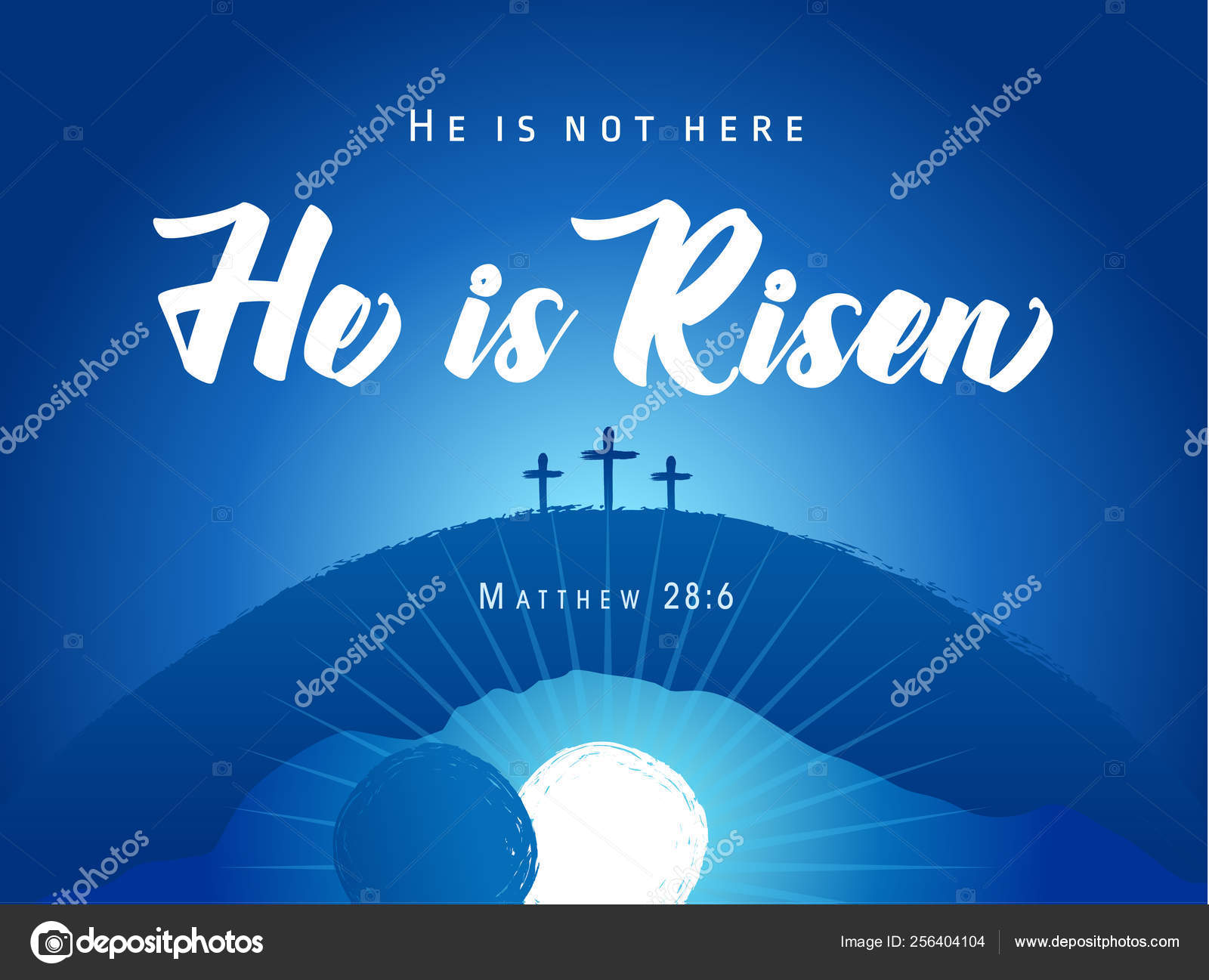 Here Risen Holy Week Banner Vector Invitation Easter Sunday Service Stock  Vector Image by ©Koltukov_Alek #256404104