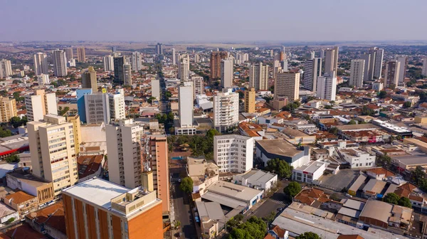 Аракатуба Сан Паулу Бразилия Сентября 2020 Года Вид Воздуха Центр — стоковое фото