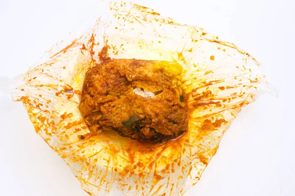 Nasi Kandar Ketagih Von Straßenhändler Frisch Verpackt — Stockfoto