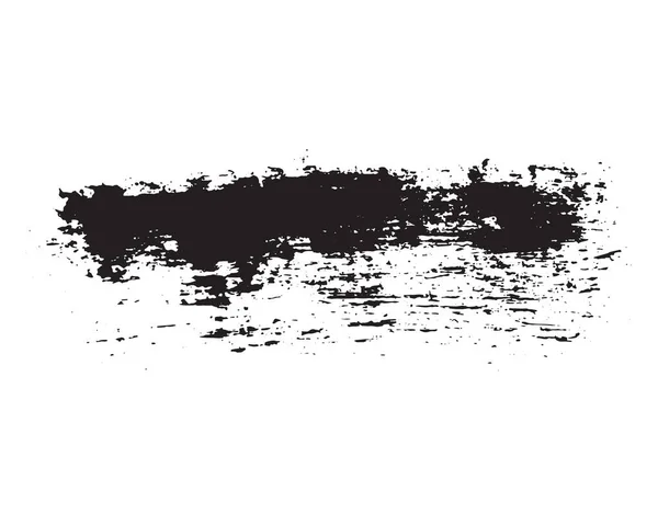 Pociągnięcia Pędzla Zestaw Ręcznie Rysowane Grunge Tekstury Wektor Ilustracja Izolowane — Wektor stockowy