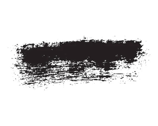 Pociągnięcia Pędzla Zestaw Ręcznie Rysowane Grunge Tekstury Wektor Ilustracja Izolowane — Wektor stockowy