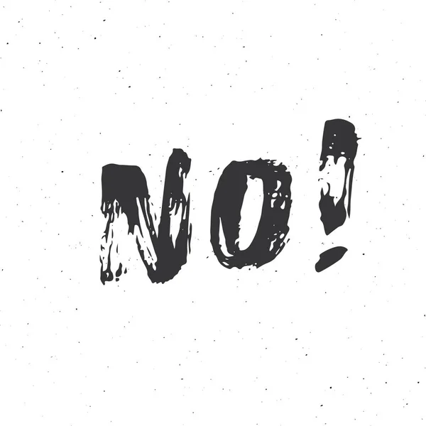 Χωρίς Χειρόγραφη Πινακίδα Χειρόγραφη Grunge Καλλιγραφικό Κείμενο Εικονογράφηση Διανύσματος — Διανυσματικό Αρχείο