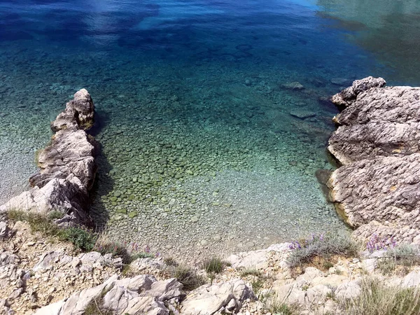 Kristallklart Adriatiska Havet — Stockfoto