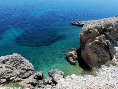 Deniz mavisi, Krk adası, Kvarner, Hırvatistan!