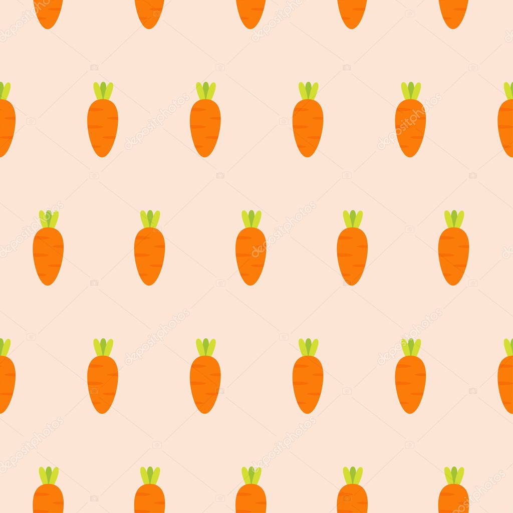 Fondo de patrón sin costuras de zanahoria. Fondos de pantalla de