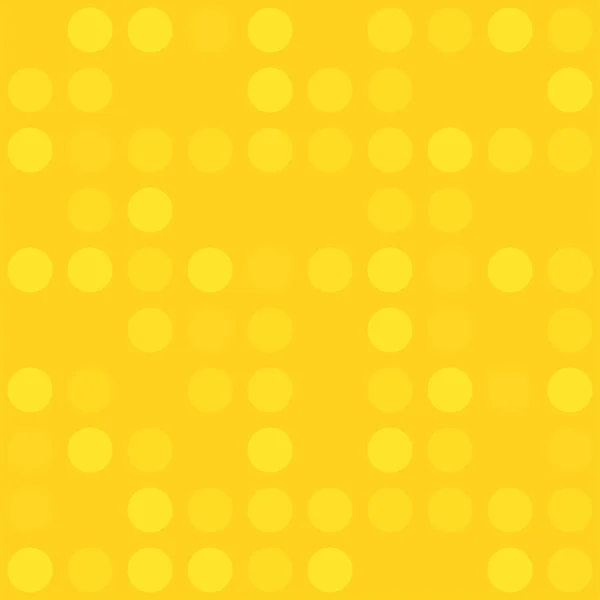 Abstract Gele Bokeh Patroon Achtergrond Eenvoudige Platte Stijl Vector Illustratie — Stockvector