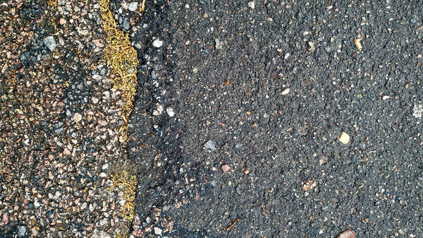 Cracked Road Background. Horizontal Abstract Backdrop. Broken Pothole. Gunmetal Grey Cement. Cracked Road Texture. Gray Grunge Tarmac. Smoky Dirty Concrete. Black Surreal Texture.