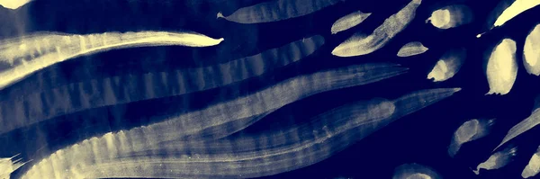 Fundo do mar. Convite de Verão Indigo. Tinta Hipster Amarela. Ocean Textile. Textura Étnica Ciana Azul e Marinha. Fundo do mar. Composição natural abstrata. — Fotografia de Stock