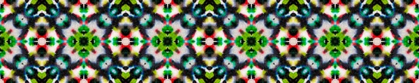 Geometric Rug Pattern. Black, Green Seamless Texture. Repeat Tie Dye Ornament. Ikat Mexican Design. Abstract Ikat Print. Ethnic Geometric Rugs Pattern.