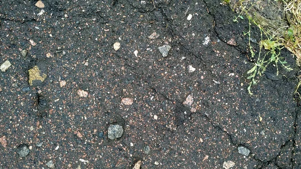 Bitumen Crack. Yatay Soyut Arkaplan. 