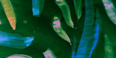 Halk Kompozisyonu. Deniz Arkaplanı. Çiçekli Çoklu Renkli Doğal Yazıcı. Soyut Yaratıcı Kompozisyon. Neon Folk Kompozisyonu. Yeşil ve Siyah Halkın Düzeni.