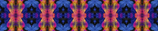 Ornamento Shibori. Impressão têxtil fluorescente de néon. Ilustração Étnica Natural Multicolor. Contexto tradicional. Multicolor Shibori ornamento sem costura. — Fotografia de Stock