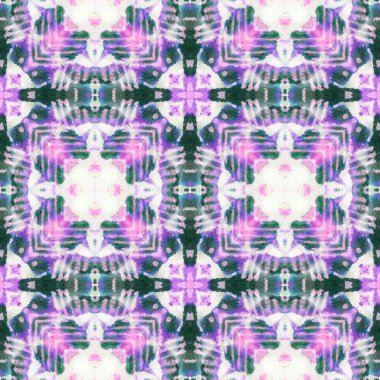 Boho suluboya deseni. Pembe ve Mavi Kusursuz Doku. Soyut Batik Yazıcısı. Kravat boyası süsünü tekrar et. Etnik Afrika Motifi. El Çizimi Boho Suluboya Deseni.