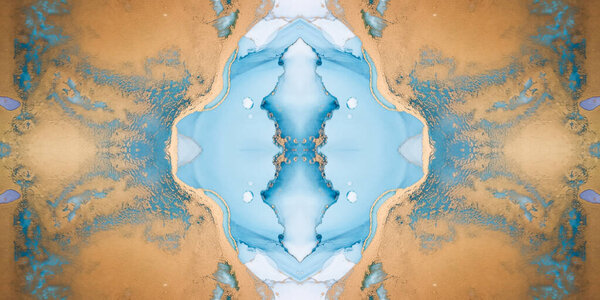 Модный узор. Гранж Стайл. Фотография аквареля. Космическая бездна. Бесконечный фон. Прозрачный элемент. Декоративный дизайн акварели.