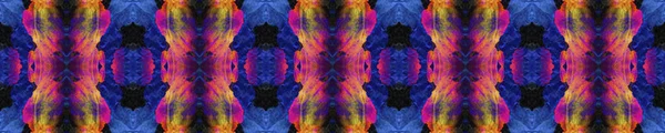 Shibori Virágok. Színes természetes etnikai illusztráció. Neon Fluoreszkáló Textil Nyomat. Hagyományos háttér. Shibori Art Virágok motívum. — Stock Fotó