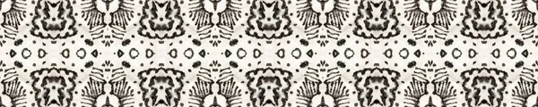 Indian Native American Pattern. Repeat Tie Dye Ornament. Ikat Islamic Design. Abstract Batik Print. Black and Whitee Seamless Texture. Indian Traditional Americal Pattern.