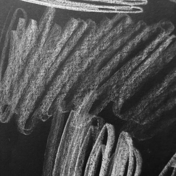 Imagen de tiza. Concepto de tiza monocromática. Ilustración sucia. Plantilla abstracta. Tiza de escala de grises — Foto de Stock