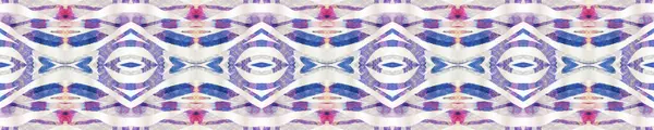 Геометричний живопис. Pastel Blue, Gray, Brown Seamless Texture Abstract Kaleidoscope Design Повторюю Tie Dye Rapport. Етнічний африканський принт. Ікат Геометричний малюнок рук. — стокове фото