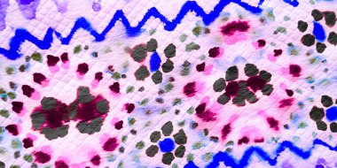 Geometrik boyama. Ikat El Tasarımı.