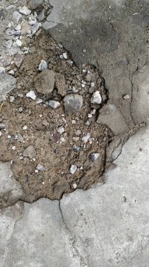 Sokak Çatlağı. Dikey Soyut Efekt. Kırık 