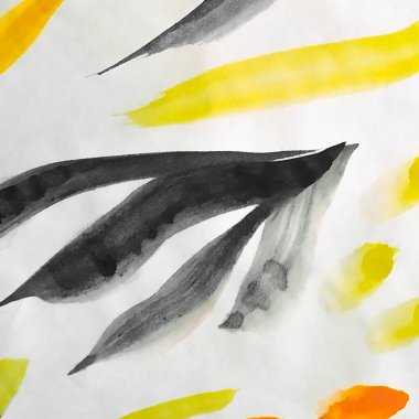 Hint Tekstili. Grunge Arkaplan. Çiçek Vuruşlu Altın Geleneksel Poster. Soyut Sanatsal Davetiye. Gri Hint Tekstili. Amber ve Gri Moda Dekorasyonu.