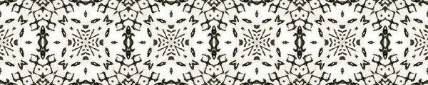 Ethnic Textile. Abstract Ikat Design. Black and Whitee Seamless Texture. Seamless Tie Dye Ornament. Ikat Turkish Motif. Ethnic Craft Textile Print.