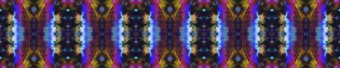 Boho Kumaş. Kusursuz Kravat Boyası İlişkisi. Ikat Rusya Tasarımı. Soyut Kaleydoskop Yazdırma. Koyu Neon Tertemiz Doku. Etnik Kabile Boho Kumaş Deseni.
