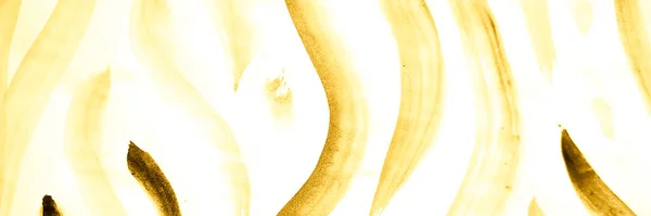 Ωκεανό φόντο. Εθνικό πρότυπο. Κίτρινο οργανικό Doodle με κυματιστή λωρίδα. Αφηρημένη γραφική πρόσκληση. Λευκό Ωκεανό φόντο. Φωτιά και ανοιχτό χρώμα ωκεανού. — Φωτογραφία Αρχείου