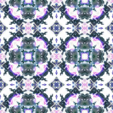 Kusursuz kravat boyası deseni. Renkli Doğal Etnik Resimler. Indigo ve Pembe Tekstil Baskısı. Kabile Arkaplanı. Kusursuz Kravat Boyası Tasarımı.