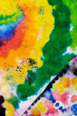 Boya izi. Soyut Kravat Boyalı Yazıcı. Boyalı