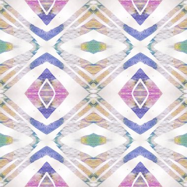 Aztek Dantelli Desen. Tekrar ediyorum, Tie Boya İlişkisi. Etnik Asya baskısı. Soyut Etnik Tasarım. Pastel mavisi ve gül pürüzsüz doku. El Çizimi Aztek Danteli Deseni.