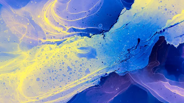 Düğün Kompozisyonu. Mavi Altın Alkol Mürekkep Çizimi. Mavi Altın Düğün Kompozisyonu. Akrilik sanat eseri. Düğün boyası. Sanat tasarımı. Çizim kanvası. Element.