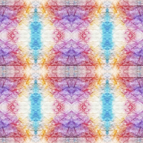 Патерн без швів. Pastel Violet, Blue and White Textile Print Asian Backdrop Природне етнографічне зображення. Дизайн безшовного барвника. — стокове фото