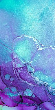 Davetiye sıçrıyor. Pastel Şekil. Alkol Mürekkebi Bayrağı. Mavi Denizci Su Sıçratma Davetiyesi. Suluboya kanvası. Grafik Illustration. Sıvı Sanat. Mavi Deniz girdabı!.